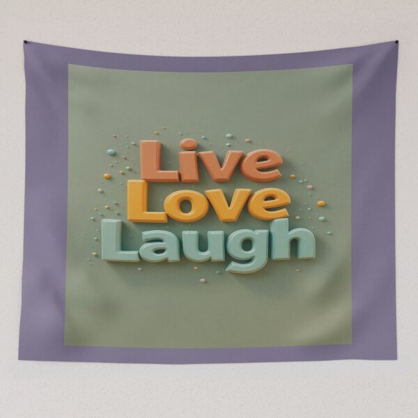 Item preview, Live, Love, Laugh - My motto, my vibe! designed and sold by Hot4Shirt.