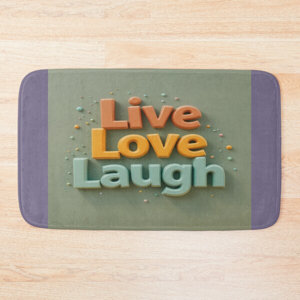 Item preview, Live, Love, Laugh - My motto, my vibe! designed and sold by Hot4Shirt.