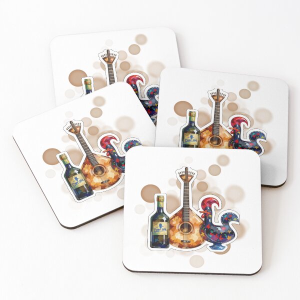 Item preview, Portuguese Guitar Rooster and Wine Traditional Portugal Design designed and sold by iamKRUK.
