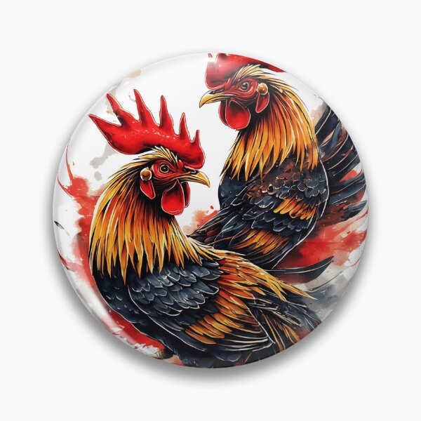 Item preview, red rooster fighter designed and sold by aliraweb.