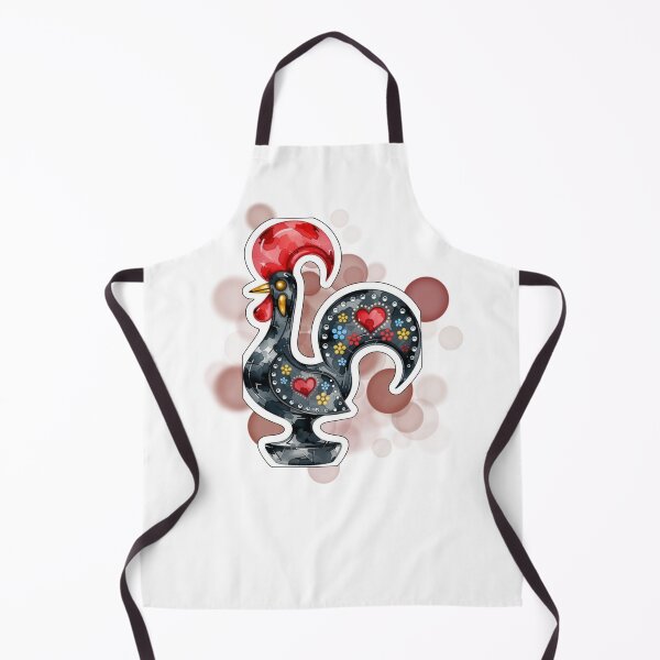 Item preview, Black Barcelos Rooster Traditional Portugal Symbol Design designed and sold by iamKRUK.