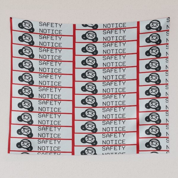 Item preview, Space Mascot Safety Sign - MARATHON designed and sold by FigNewto.