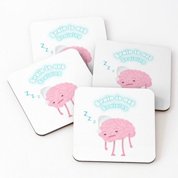 Item preview, Brain is not braining brainrot for tired brain designed and sold by Blush Drop.