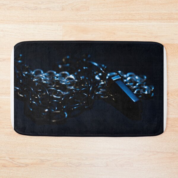 Item preview, Black Crystal Pendant & Chains | Dark Gothic Blue Aesthetic Photography designed and sold by PrezSwan.