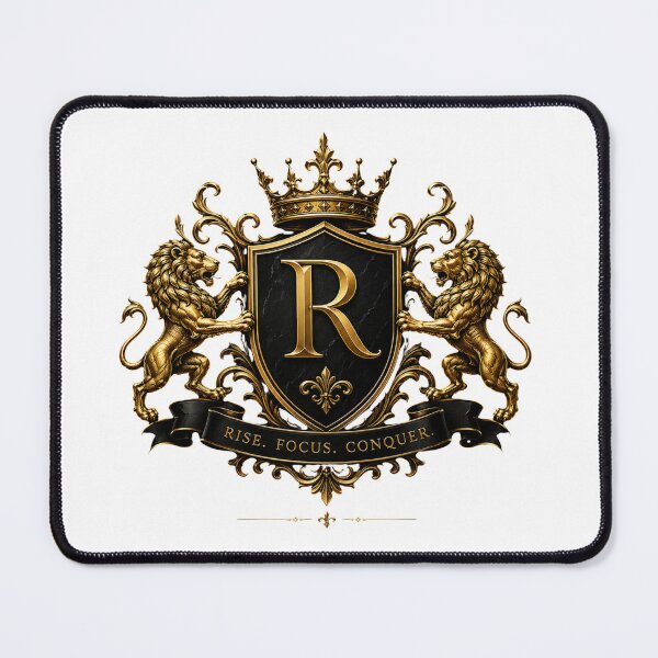 Item preview, Rise. Focus. Conquer. — The Royal Lion Heritage Crest designed and sold by GrafikLabbo.