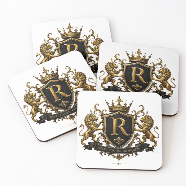 Item preview, Rise. Focus. Conquer. — The Royal Lion Heritage Crest designed and sold by GrafikLabbo.