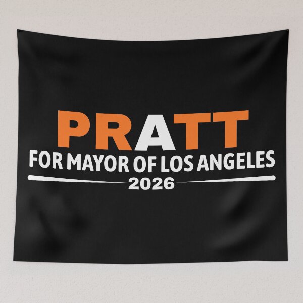 Item preview, Pratt for Mayor of Los Angeles 2026 Funny Political Election T-Shirt designed and sold by Teetreasure2.