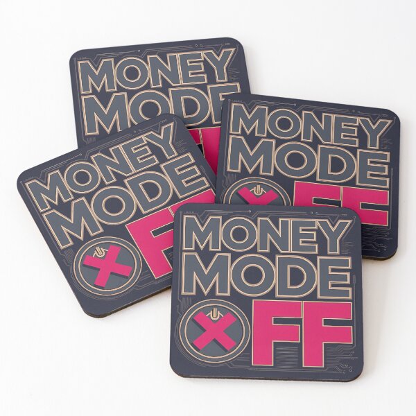 Item preview, Money Mode OFF Cyberpunk Dark Series T-Shirt designed and sold by 无限丰富.