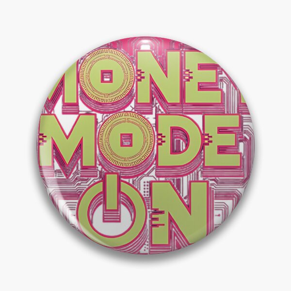 Item preview, Money Mode ON Neon Pink Circuit Wealth Design designed and sold by 无限丰富.