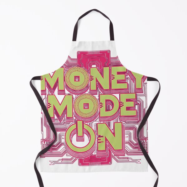 Item preview, Money Mode ON Neon Pink Circuit Wealth Design designed and sold by 无限丰富.