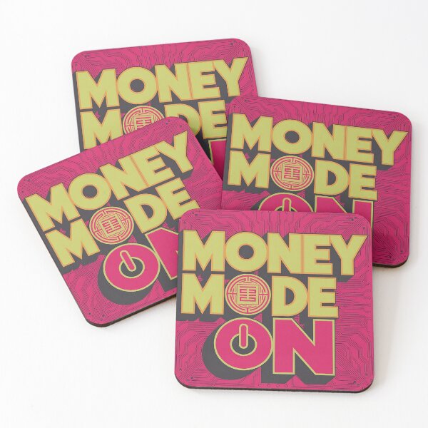 Item preview, Money Mode ON Cyberpunk Wealth T-Shirt designed and sold by 无限丰富.