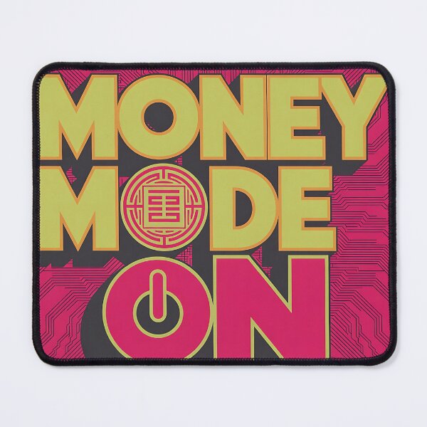 Item preview, Money Mode ON Cyberpunk Wealth T-Shirt designed and sold by 无限丰富.