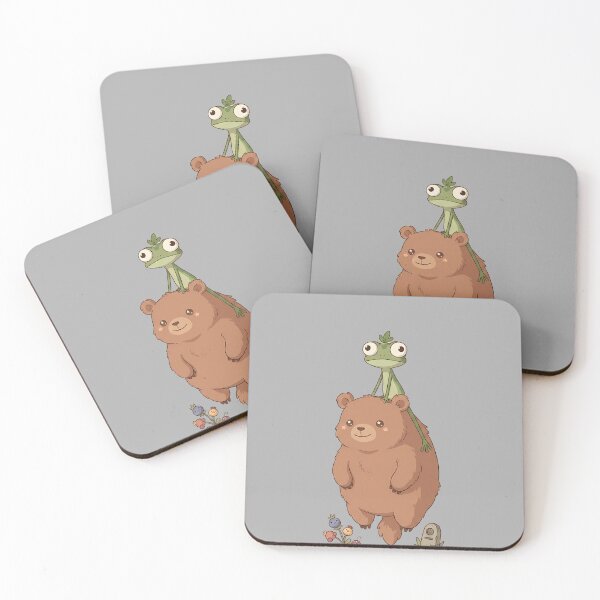 Item preview, Cute Bear with Frog on Head designed and sold by LYZ7VANI.