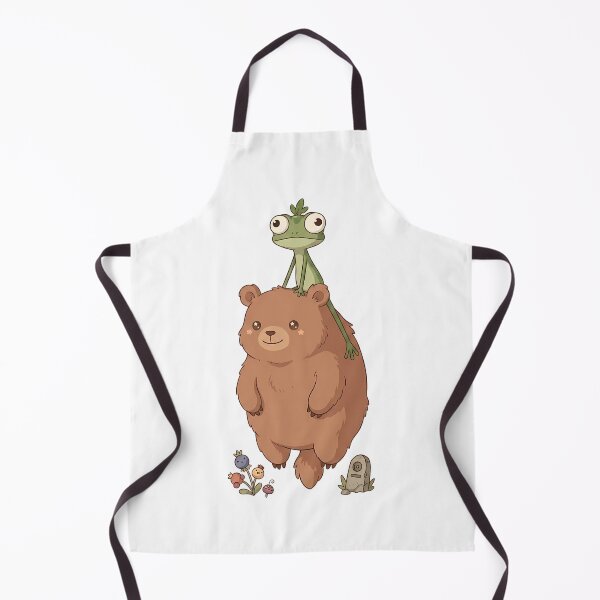 Item preview, Cute Bear with Frog on Head designed and sold by LYZ7VANI.