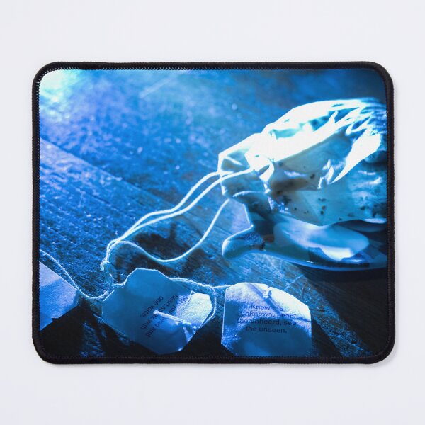 Item preview, Midnight Tea Tags | Moody Blue Dark Academia Photography designed and sold by PrezSwan.