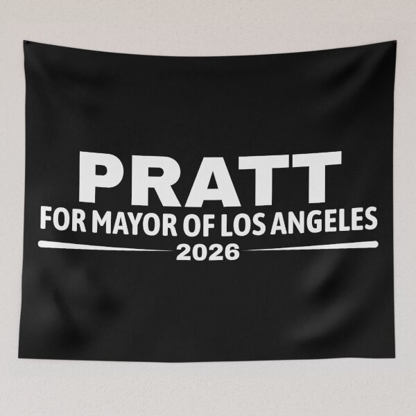 Item preview, Pratt for Mayor of Los Angeles 2026 Funny Political Election T-Shirt designed and sold by Teetreasure2.