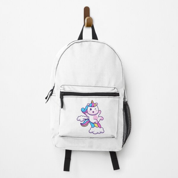 Item preview, Cute Unicorn Sliding on Rainbow Clouds designed and sold by aacroquet.