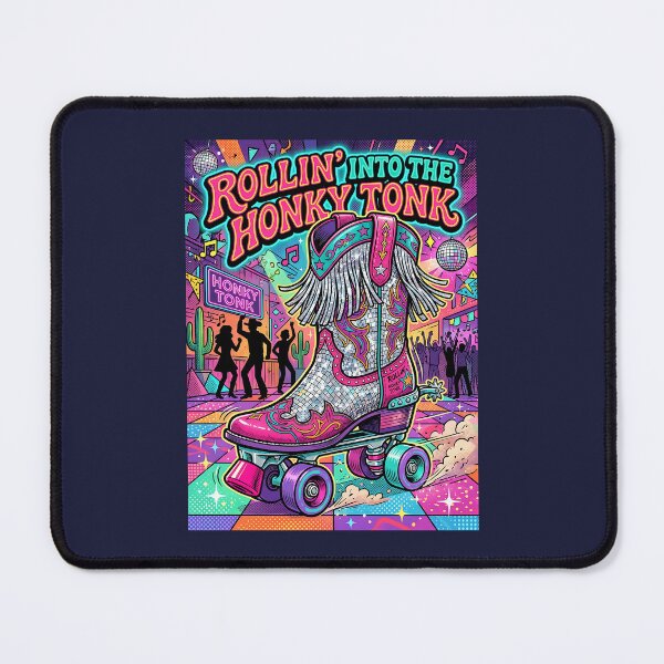 Item preview, Honky Tonk Disco Cowboy Roller Skate designed and sold by SplashTastic.