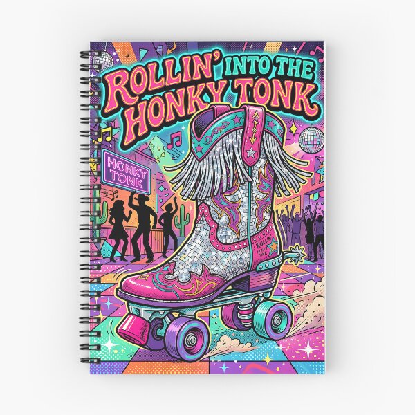 Item preview, Honky Tonk Disco Cowboy Roller Skate designed and sold by SplashTastic.