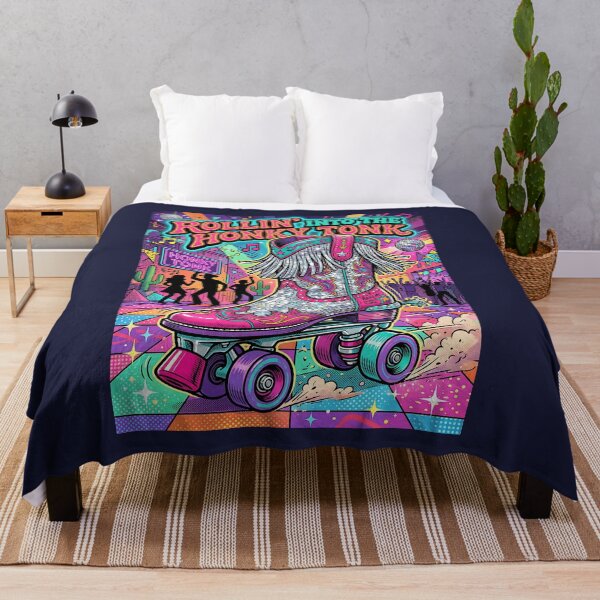 Item preview, Honky Tonk Disco Cowboy Roller Skate designed and sold by SplashTastic.