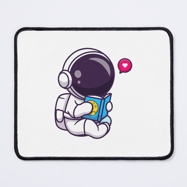 Item preview, Cute Astronaut Reading Book with Heart designed and sold by aacroquet.
