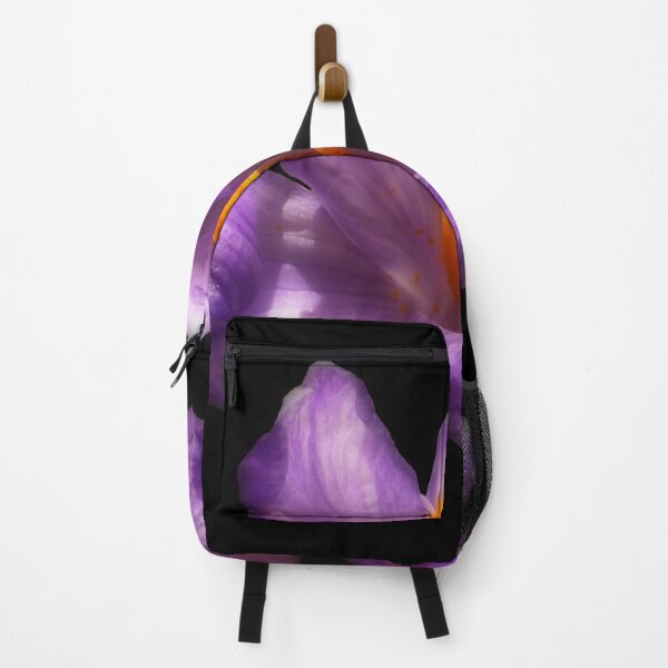 Item preview, Purple Crocus Flower on Black Background designed and sold by MajikFlower.