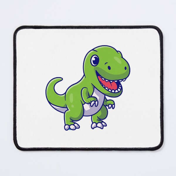 Item preview, Cute Happy Green T-Rex Dinosaur designed and sold by aacroquet.