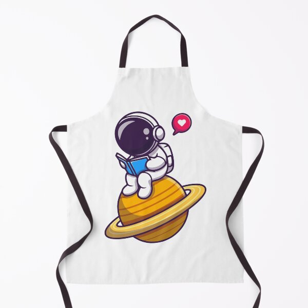 Item preview, Cute Astronaut Reading Book on Saturn Planet designed and sold by aacroquet.