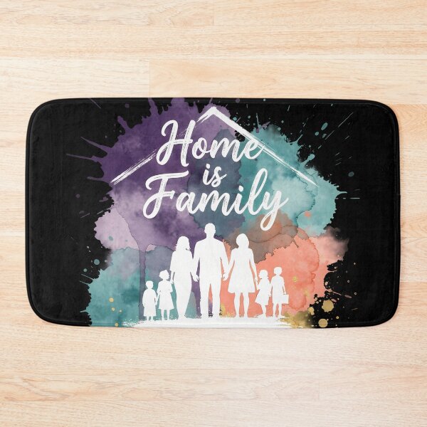 Item preview, Home Is Family Watercolor Design designed and sold by Ekracreatives.