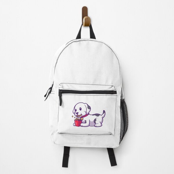 Item preview, Cute Dalmatian Puppy Eating Popcorn Snack designed and sold by aacroquet.