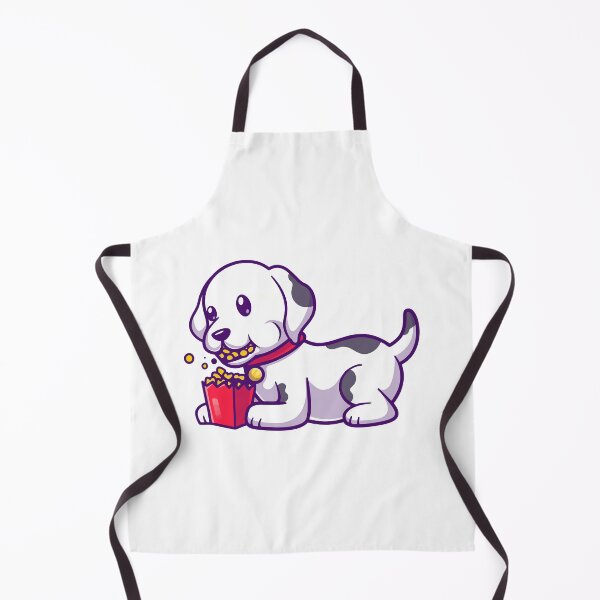 Item preview, Cute Dalmatian Puppy Eating Popcorn Snack designed and sold by aacroquet.