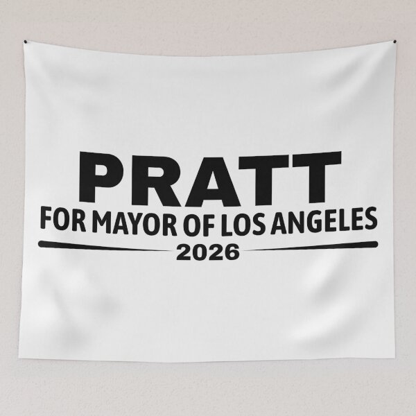 Item preview, Pratt for Mayor of Los Angeles 2026 Funny Political Election T-Shirt designed and sold by Teetreasure2.