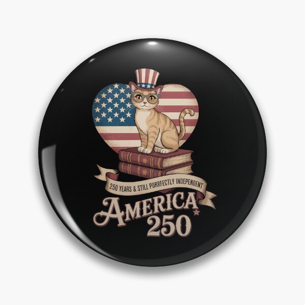Item preview, 250 Anniversary USA Book Cute Cat 4th of July designed and sold by TyraYoung.