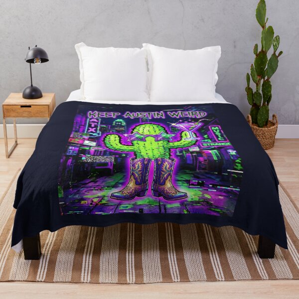 Item preview, Keep Austin Weird Pixel Cactus Martini designed and sold by SplashTastic.
