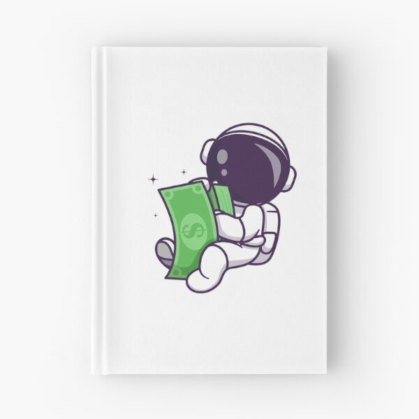 Item preview, Astronaut Counting Money Cash in Space designed and sold by aacroquet.