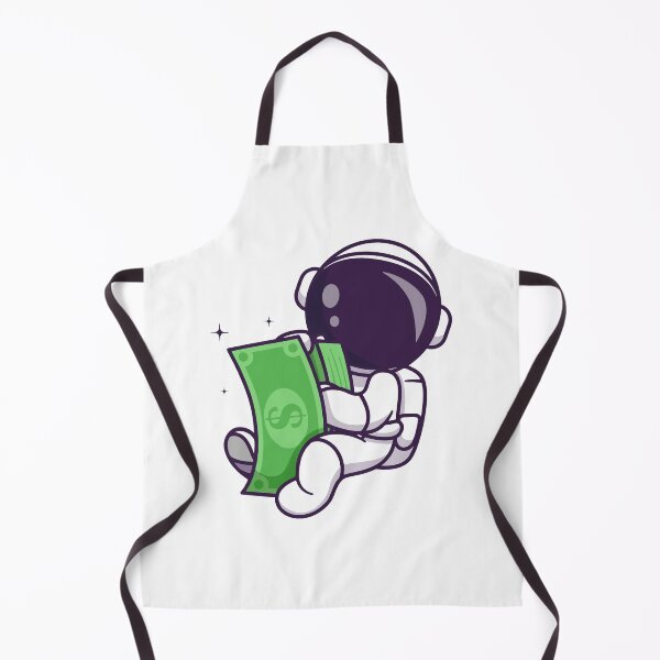 Item preview, Astronaut Counting Money Cash in Space designed and sold by aacroquet.