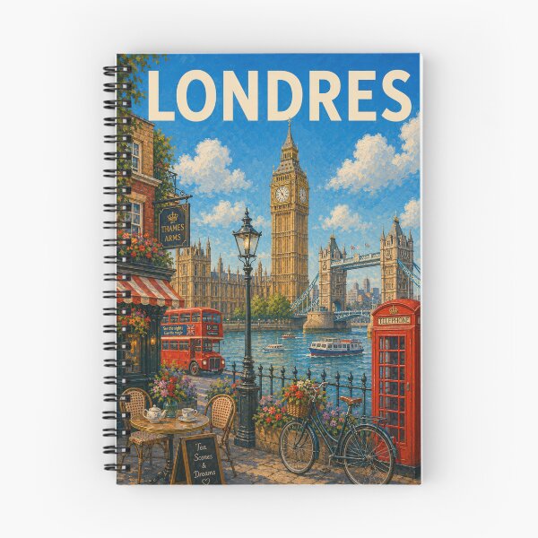 Item preview, London Naïve Painting with Big Ben and Thames designed and sold by DrizzyV.