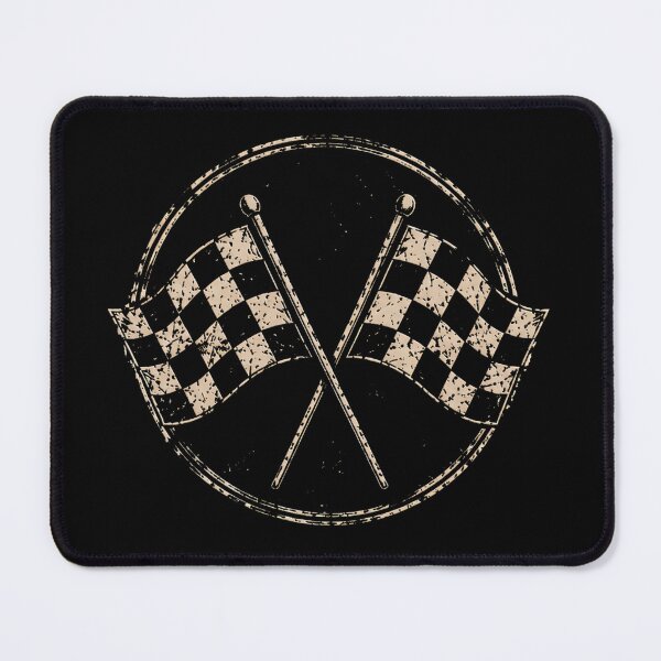 Item preview, Checkered Flag Vintage Racing Badge - Classic Motorsports Driver and Fans - Distressed Speedway Race Track Pit Crew motorsport enthusiast historic racing Motorsport Fanatic designed and sold by Jt41.