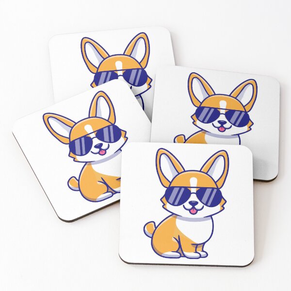 Item preview, Cool Corgi Wearing Sunglasses Summer Vibes designed and sold by aacroquet.
