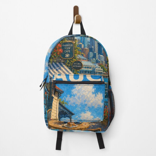 Item preview, Auckland Naïve with Sky Tower and Blue Bay designed and sold by DrizzyV.