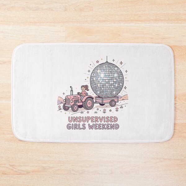 Item preview, Unsupervised Girls Weekend Disco Tractor designed and sold by SplashTastic.
