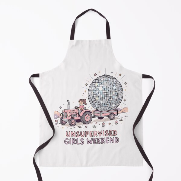 Item preview, Unsupervised Girls Weekend Disco Tractor designed and sold by SplashTastic.