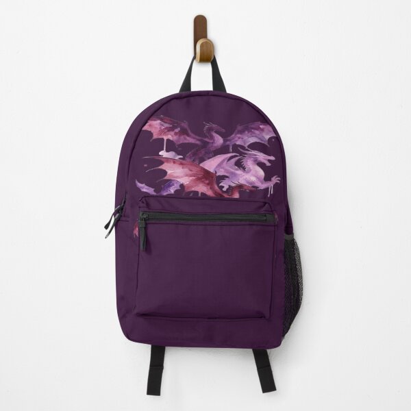 Item preview, Gothic Watercolor Dragon T-Shirt | Pink Purple Fantasy Dragon Collage Tee designed and sold by DmaarGroup.