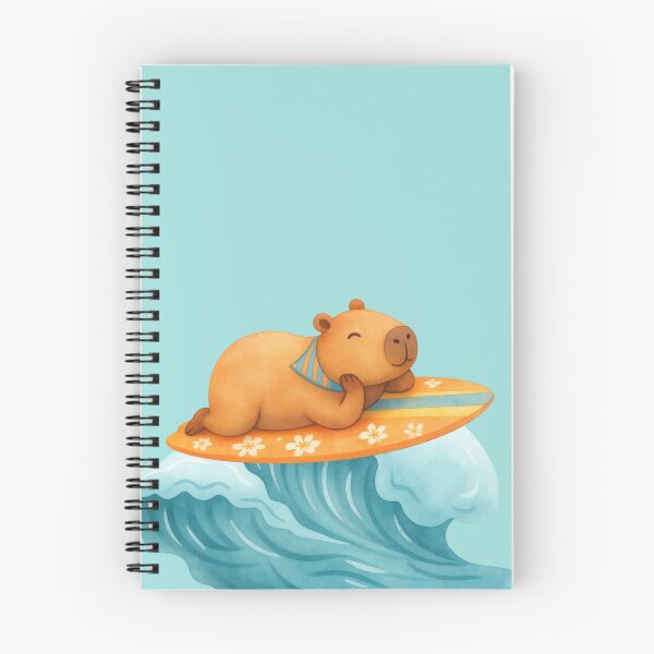 Item preview, Surfing Capybara Wave Rider designed and sold by Ivy-Triggs.