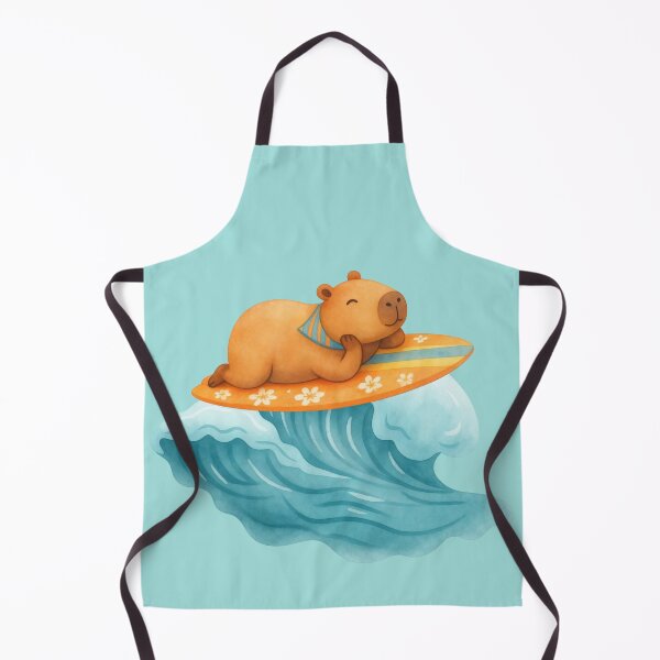 Item preview, Surfing Capybara Wave Rider designed and sold by Ivy-Triggs.
