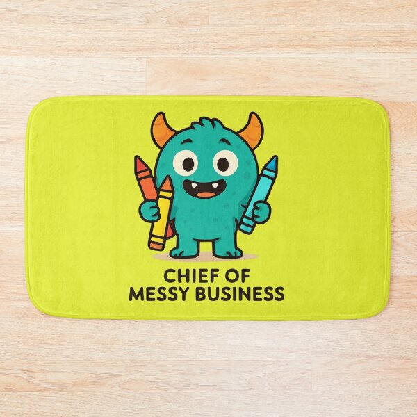 Item preview, Chief of Messy Business: The Creative Little Monster designed and sold by GrafikLabbo.
