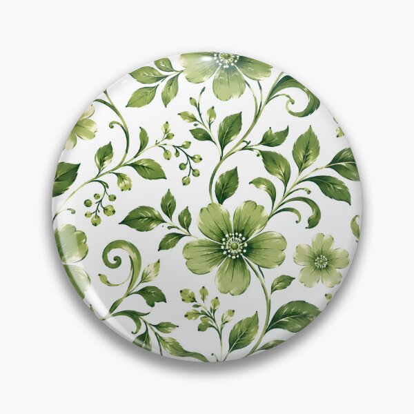 Item preview, Green Floral Botanical Seamless Pattern Funny Gifts designed and sold by BadhbhArt.