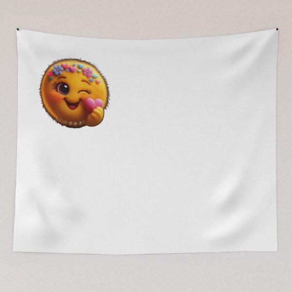 Item preview, Cute Love Emoji Sticker PNG | Kawaii Fluffy Heart Emoji Cartoon | Adorable Smiley Face Transparent PNG designed and sold by ashwin131.