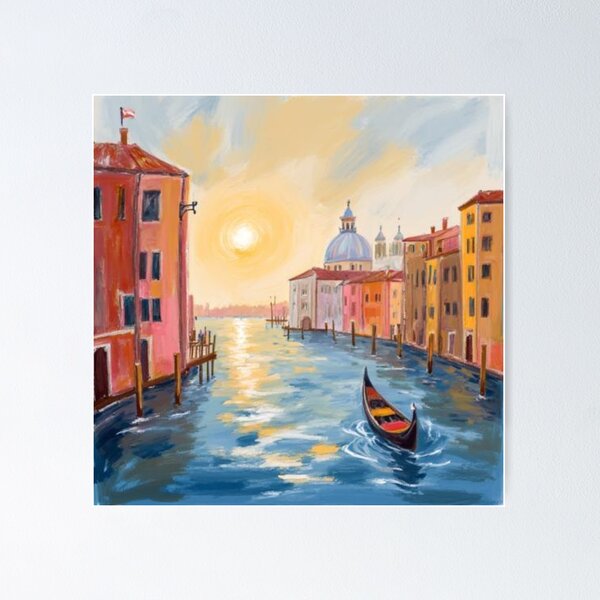 Item preview, beautiful Venice oil painting designed and sold by cloudzer0000.