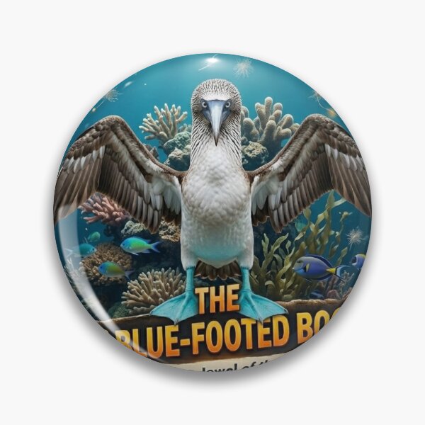 Item preview, Blue footed booby  designed and sold by AnimalWorldChronicles.